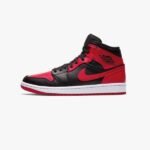 Nike Air Jordan 1 Mid BLACK/GYM RED/WHITE