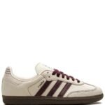 adidasSamba OG "Wonder White/Maroon" sneakers