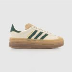 Gazelle Bold W Trainers
Cream White Collegiate Green Magic Beige
