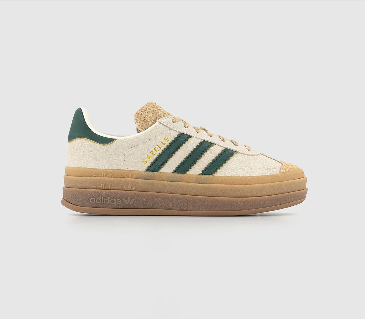 img_8278 Gazelle Bold W Trainers
Cream White Collegiate Green Magic Beige - Figura 1