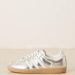 adidas Originals Samba OG  in metallic silver