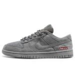 NIKE SB DUNK LOW BURGUNDY CRUSH GREY