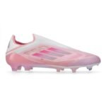 ADIDAS F50 ELITE LACELESS FG LAMINE YAMAL 304 - CLEAR PINK/PURPLE GLOW/LITE PINK LIMITED EDITION